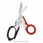 multiherramienta Leatherman rescate de aves rapaces rojo y negro T44R259 - Leatherman Navajas