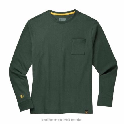 vestir Leatherman camiseta básica de manga larga verde T44R287 - Leatherman Super Tool 300