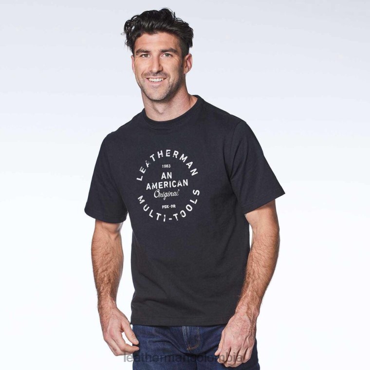 vestir Leatherman camiseta de manga corta con insignia Heritage negro T44R294 - Leatherman Colombia - Image 7