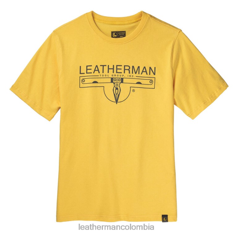 vestir Leatherman camiseta de manga corta con logo 1983 amarillo T44R299 - Leatherman Super Tool 300 - Image 1