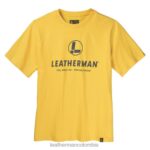 vestir Leatherman camiseta de manga corta con logo en el pecho amarillo T44R2105 - Leatherman Super Tool 300