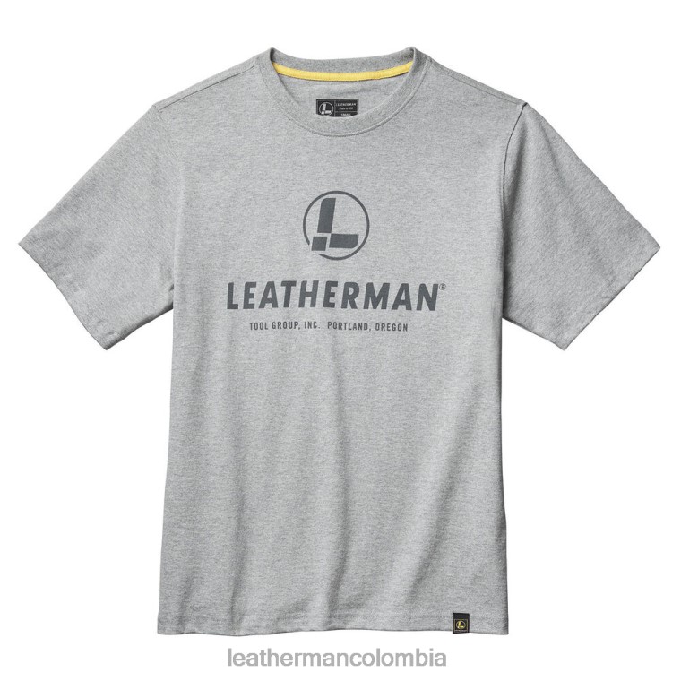 vestir Leatherman camiseta de manga corta con logo en el pecho gris T44R2107 - Leatherman Navajas - Image 1