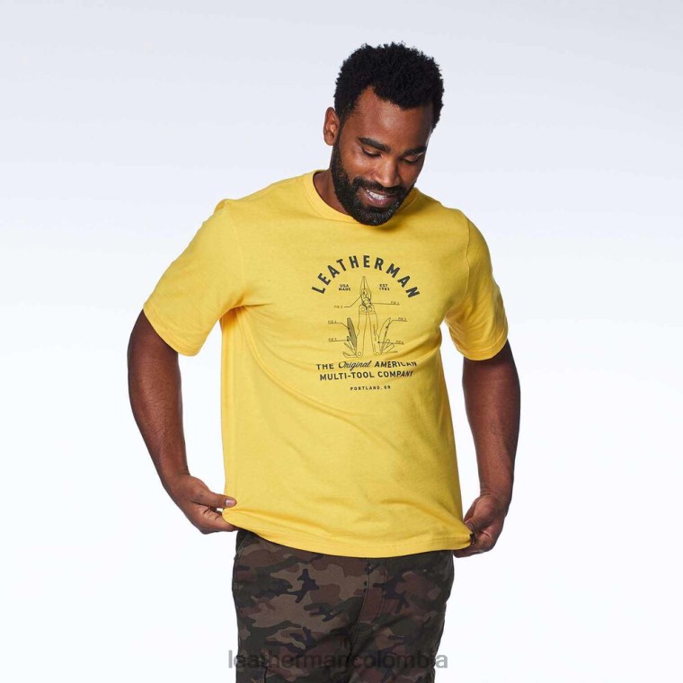 vestir Leatherman camiseta de manga corta herencia pst amarillo T44R296 - Leatherman Super Tool 300 - Image 2