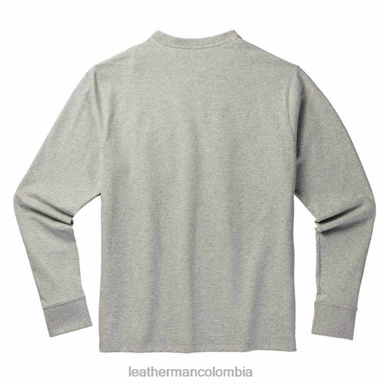 vestir Leatherman camiseta de manga larga con logo 1983 gris T44R289 - Leatherman Navajas - Image 3