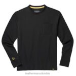 vestir Leatherman camiseta de manga larga con sello de marca negro T44R290 - Leatherman Super Tool 300 - Image 3