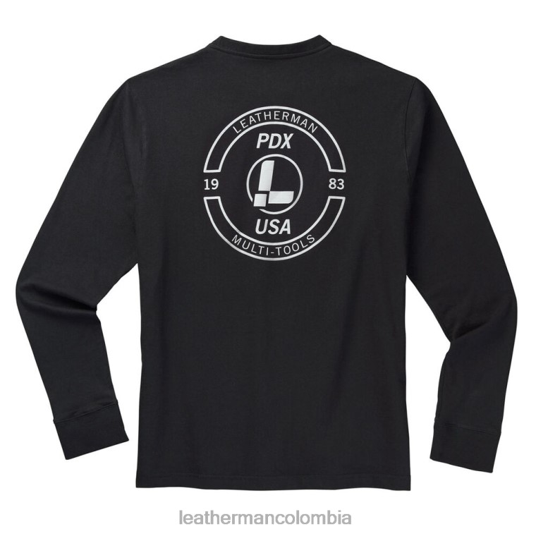 vestir Leatherman camiseta de manga larga con sello de marca negro T44R290 - Leatherman Super Tool 300 - Image 1