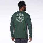 vestir Leatherman camiseta de manga larga con sello de marca verde T44R292 - Leatherman Navajas - Image 2
