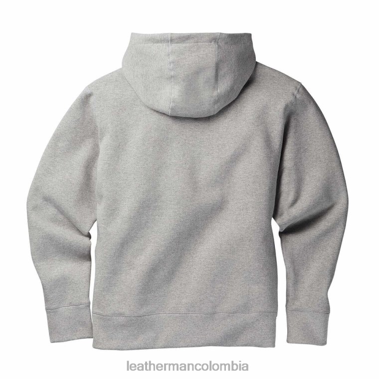 vestir Leatherman sudadera con capucha y distintivo Heritage gris T44R282 - Leatherman Colombia - Image 3