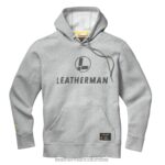 vestir Leatherman sudadera con logo dibujado a mano gris T44R278 - Leatherman Super Tool 300