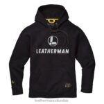 vestir Leatherman sudadera con logo dibujado a mano negro T44R277 - Leatherman Navajas