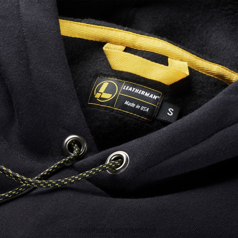 vestir Leatherman sudadera con logo dibujado a mano negro T44R277 - Leatherman Navajas - Image 4